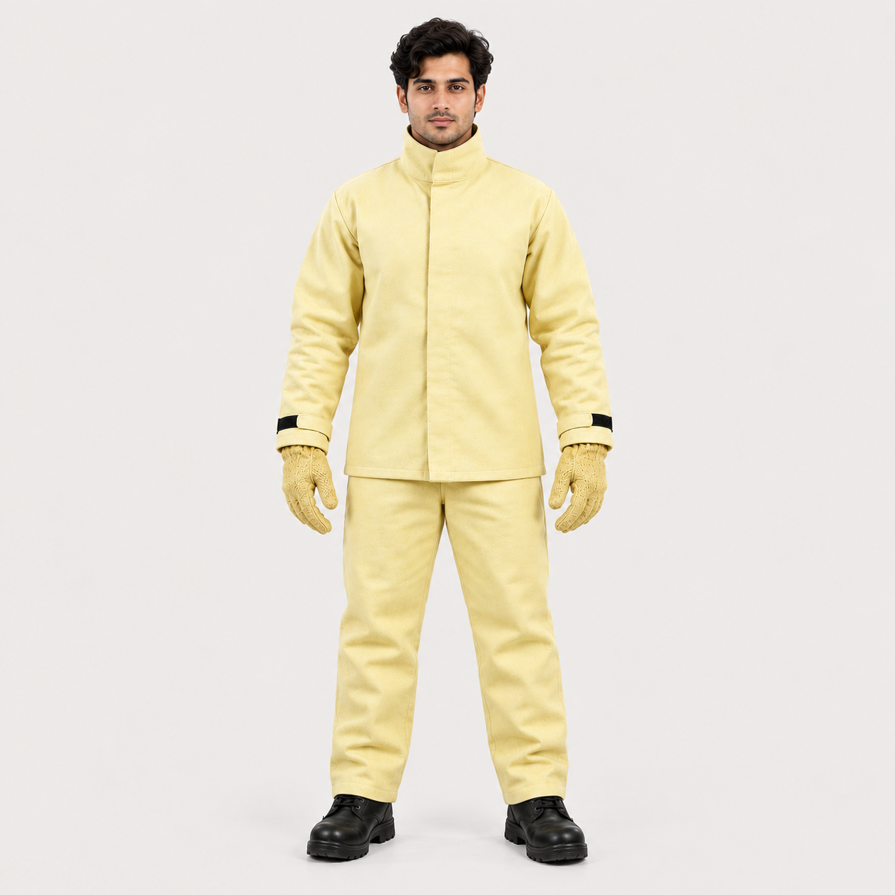 Thermelta Kevlar® Flame-Resistant Coverall Suit with Knit Gloves