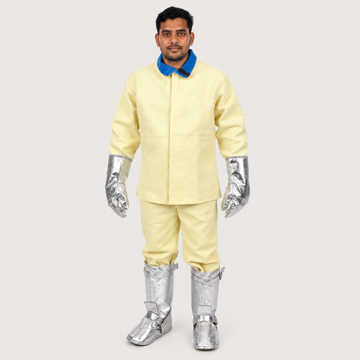 Heat Protection Suit — Kevlar® Body with Aluminized Gloves & Boot Covers