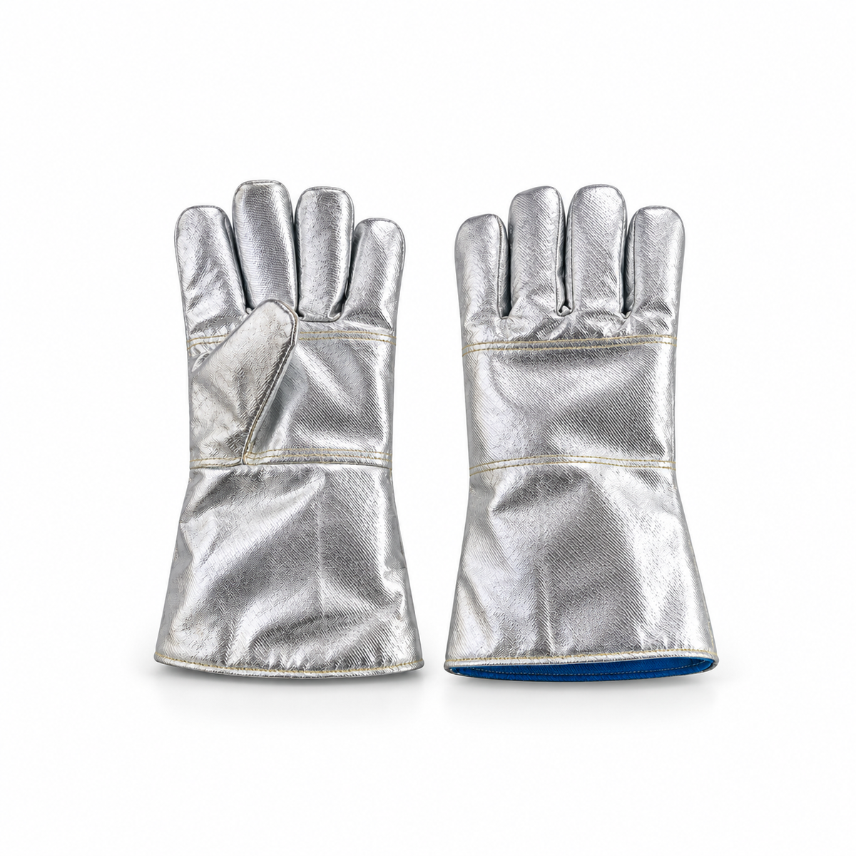 Aluminized Radiant & Contact Heat Resistant Safety Gloves– Extended Cuff