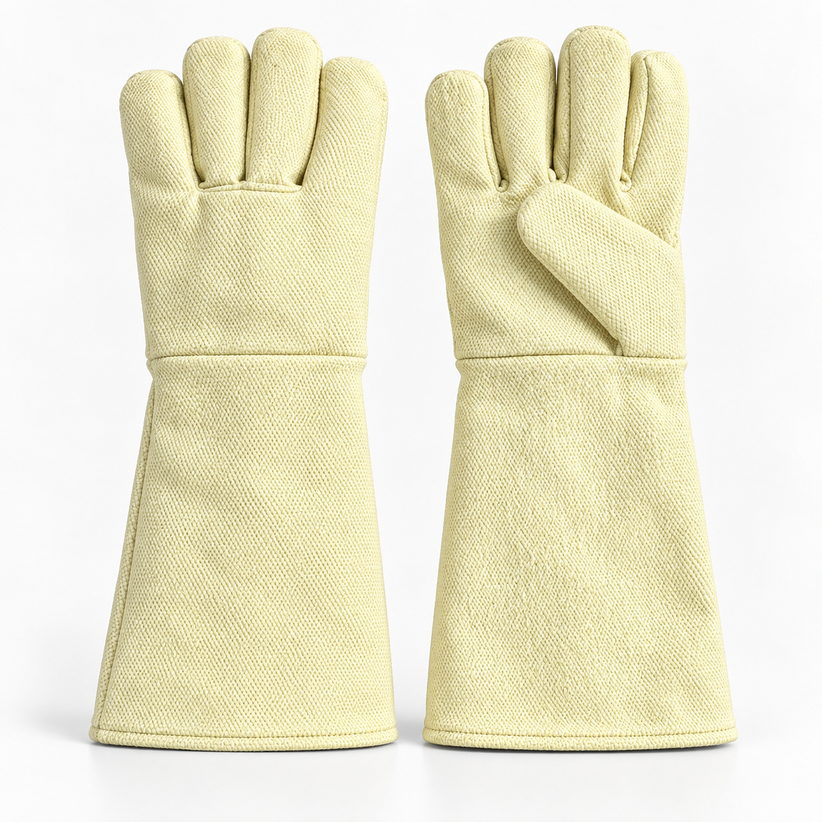 100% Cotton Heat Resistant Foundry Gloves with Extended Cuff